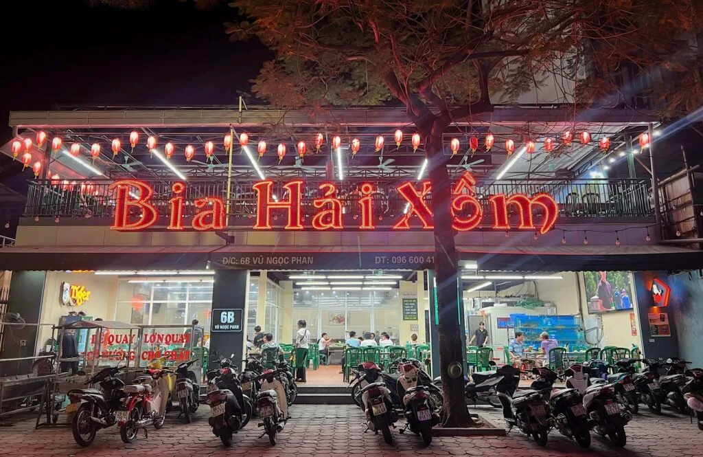Hà Nội về đêm? Khám phá các địa điểm vui chơi giải trí về đêm tại Hà Nội 15 Bia Hải Xồm - Hệ thống quán bia lớn tại Hà Nội