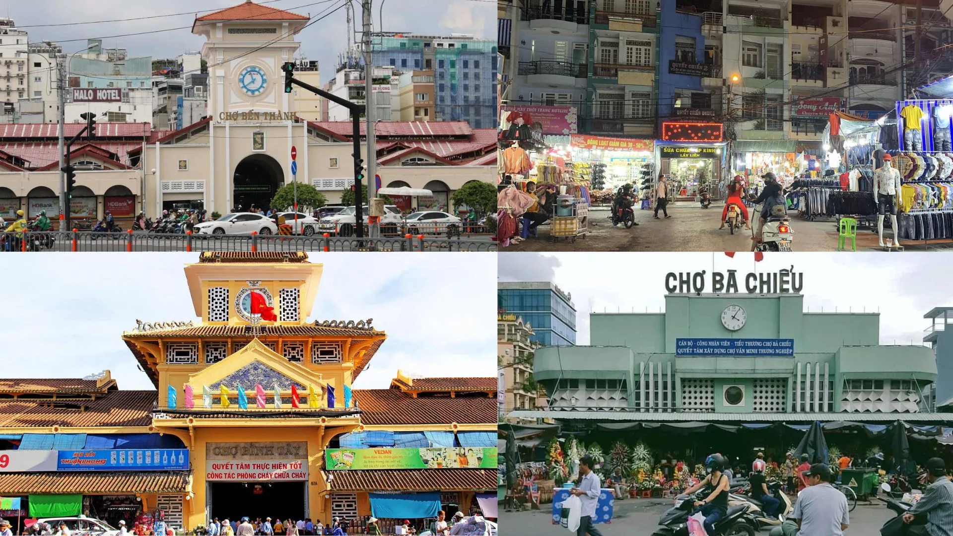 胡志明市一日游,团体/私人街头美食之旅 29 Sài Gòn có rất nhiều khu chợ nổi tiếng, sầm uất