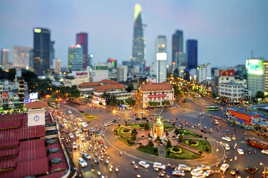 胡志明市一日游,团体/私人街头美食之旅 31 Sàn gòn có rất nhiều phương tiện giao thông phổ biến