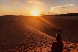 Hoàng Hôn lãng mạn trên đồi cát Phan Thiết