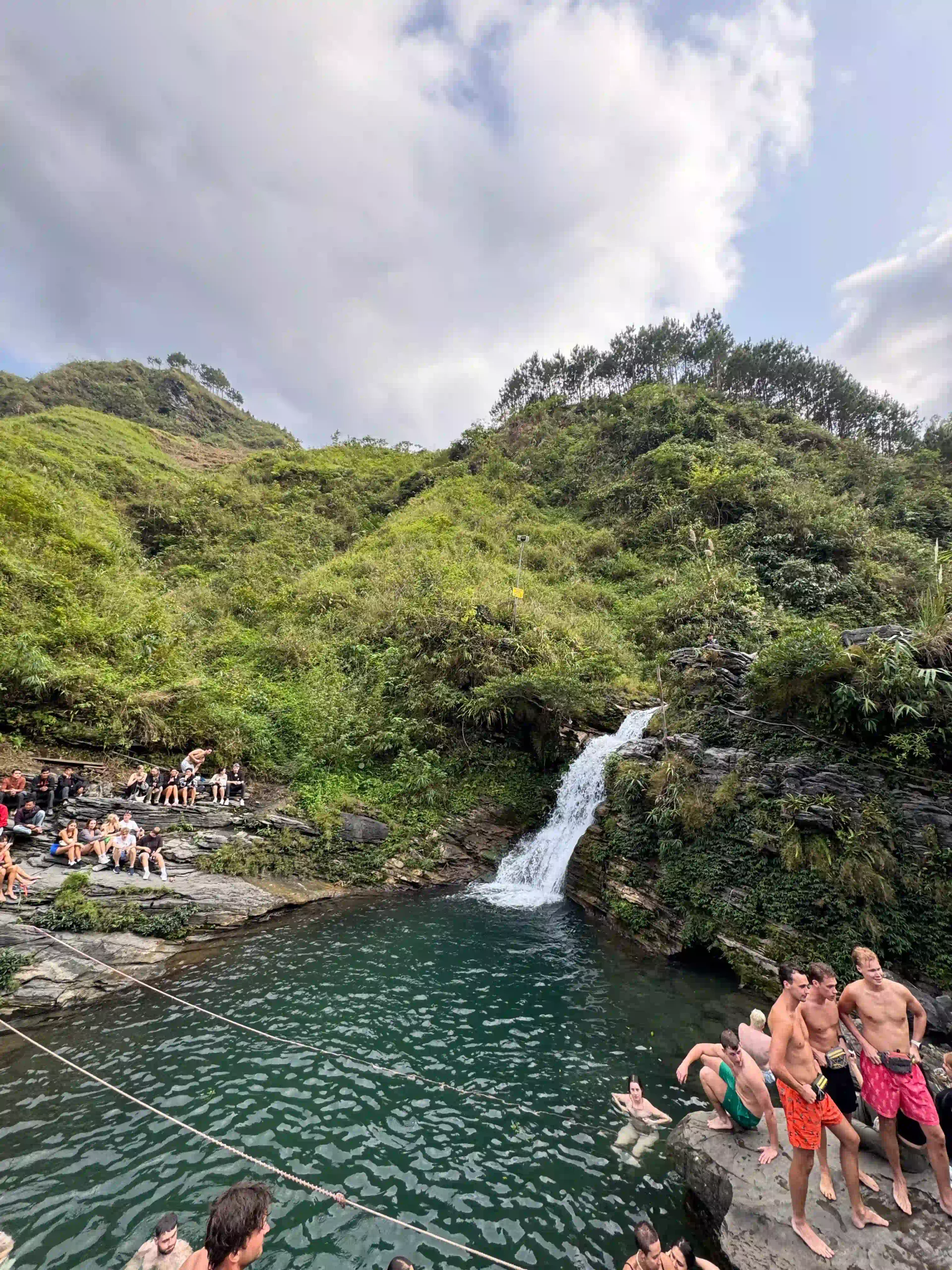Cao Bang Loop vs Ha Giang Loop: Best choice for beginners? 26 Du Gia waterfall 3 scaled Vietadvisor