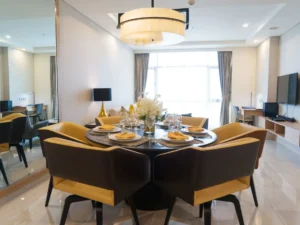Enjoy family bonding in the kitchen at Oakwood Residence Saigon