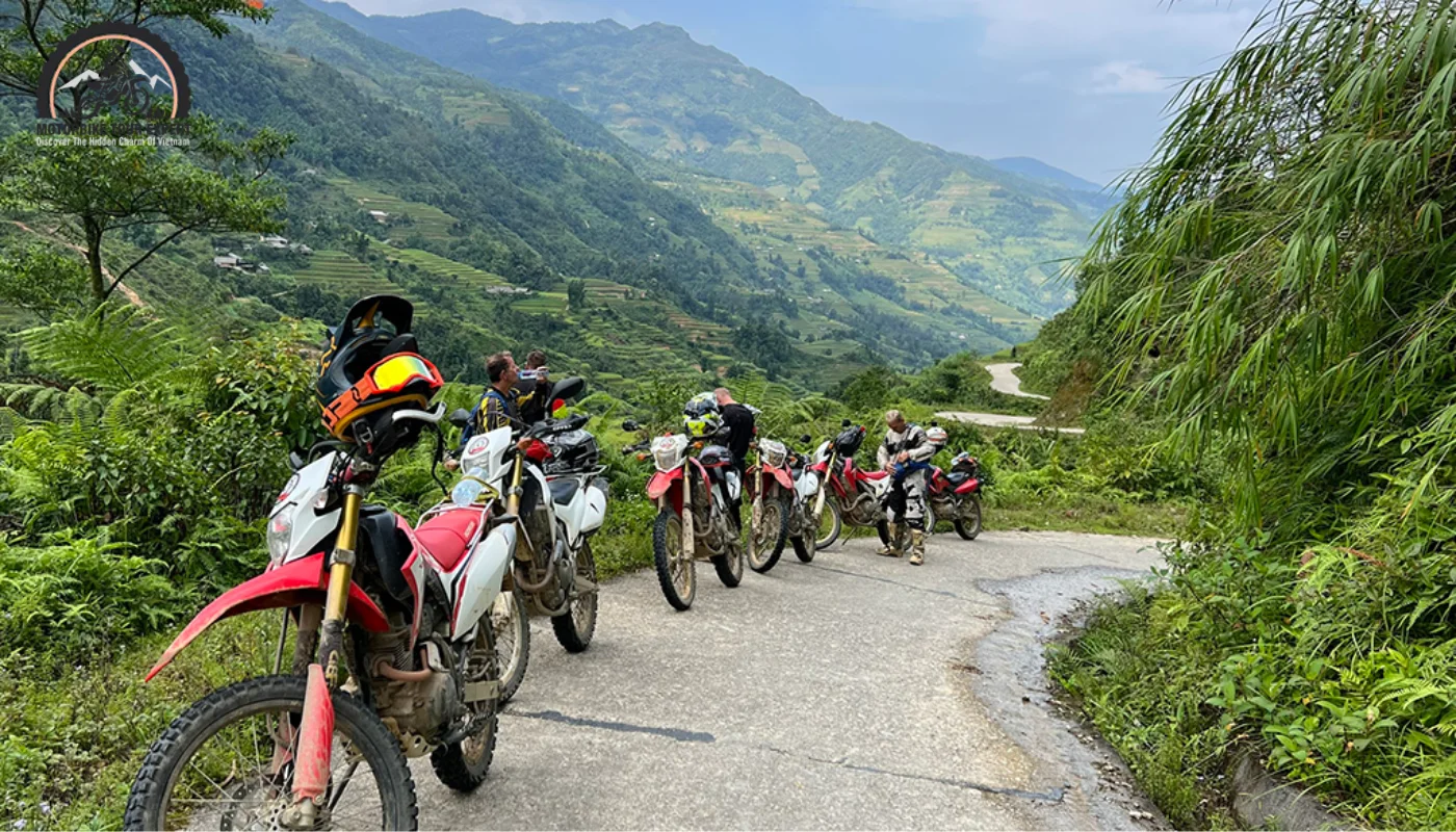 Experience the thrill of riding the Ma Pi Leng Pass, one of the most stunning roads in Vietnam