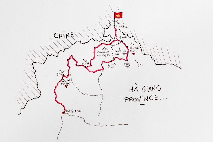 Plan your Ha Giang intinerary carefully with a detailed map and itinerary