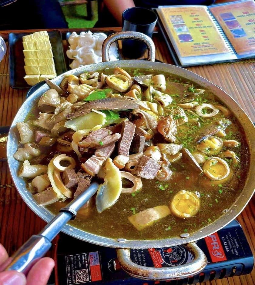 Thang Co is a traditional Hmong dish made with horse meat and various spices