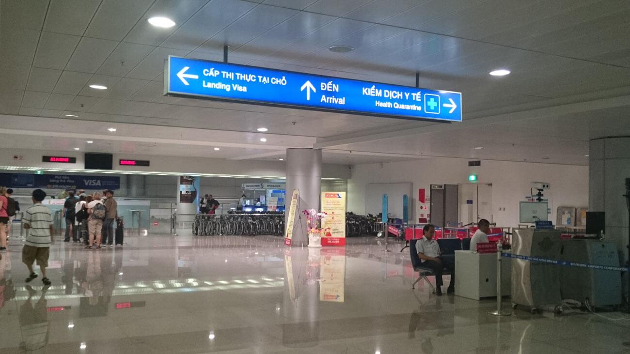 Visa procedure on arrival at airports in Vietnam