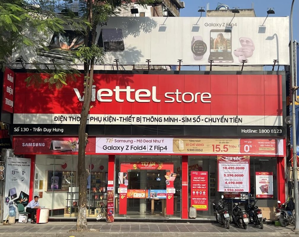 You can get SIM Card at Viettel, Thegioididong Store