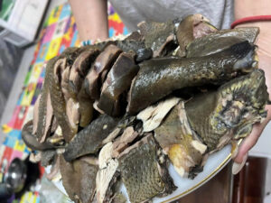 Grilled black chicken Ga Den, a local flavor of Sapa
