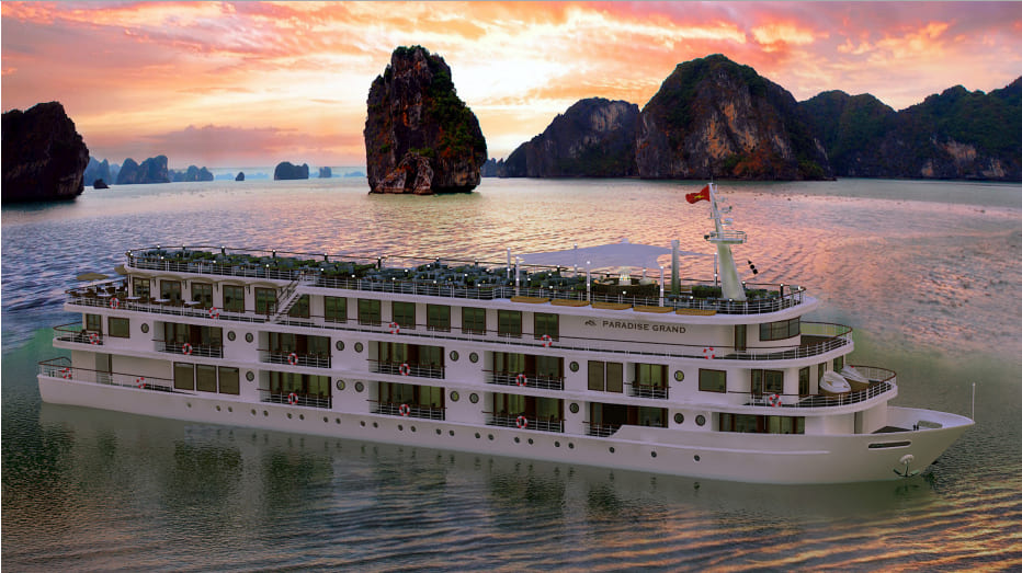 7 Best HaLong Bay Cruises for an Epic Journey 13 Paradise Luxury%E2%80%94elegance meets sunset vibes on Ha Long Bay Vietadvisor