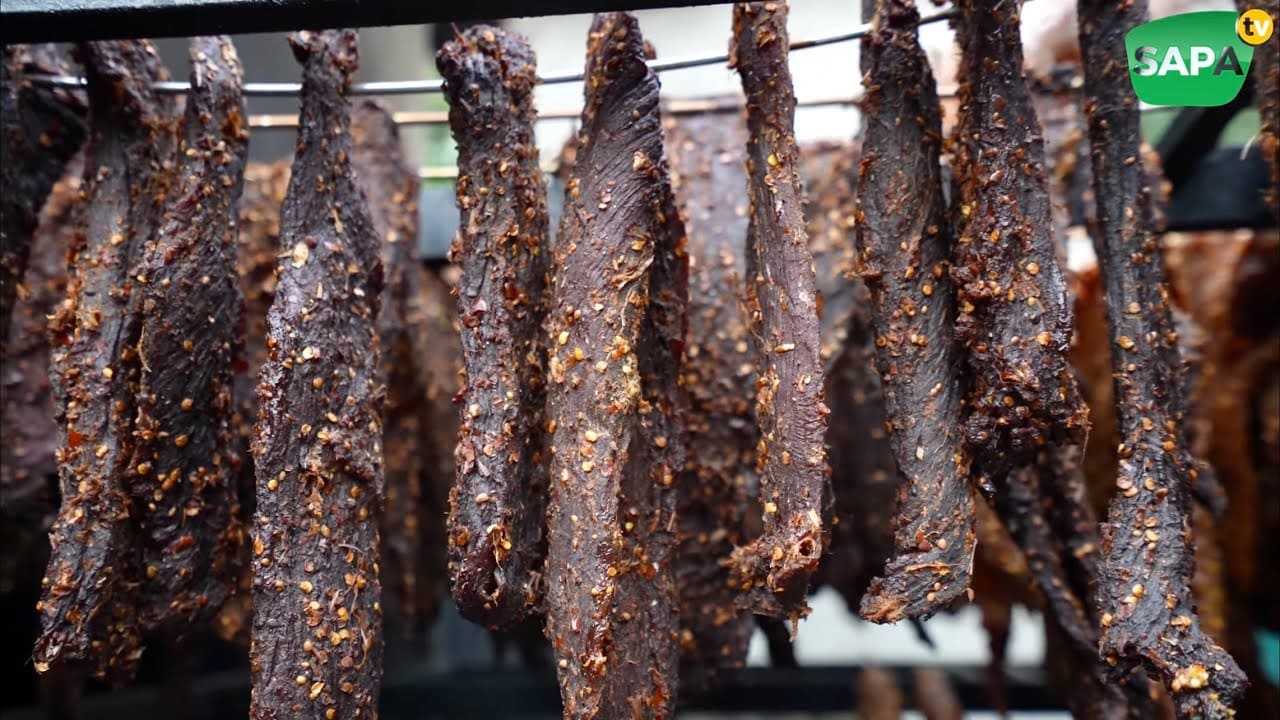 Smoked buffalo meat, a must-try dish in Sapa