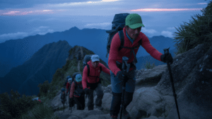The challenging pre-dawn scramble to the summit 2