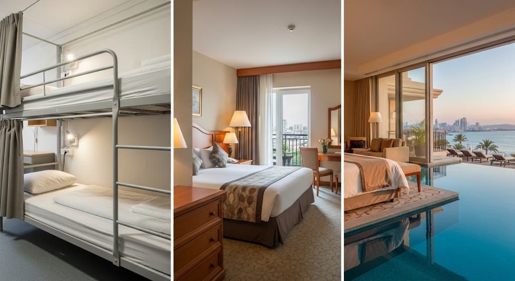 ตั้งแต่เตียงในหอพักราคาประหยัดไปจนถึงรีสอร์ท 5 ดาว ราคาที่พักในเวียดนามสามารถกำหนดสไตล์การเดินทางของคุณได้ คุณจะเลือกแบบไหนสำหรับการผจญภัยของคุณ?