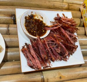 Thit Trau Gac Bep (smoked buffalo jerky)