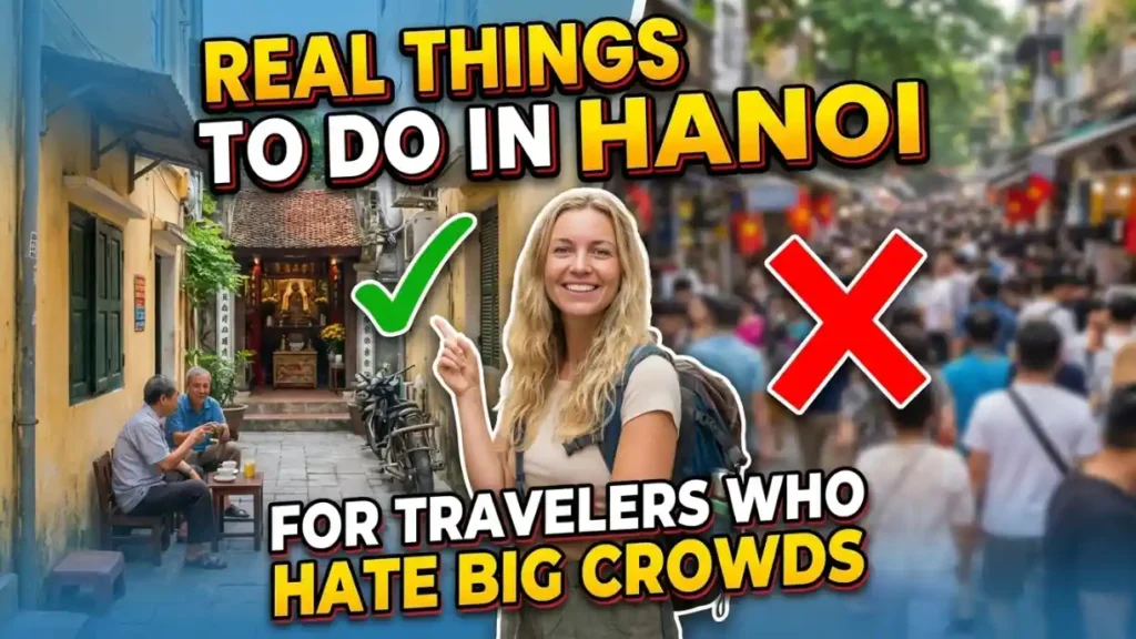 Real things to do in Hanoi for travelers who hate big crowds