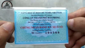 Every motorbike in Vietnam has a registration card