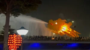 The Fire and Water Show Dragon Bridge Da nang 2