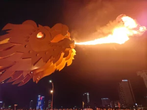 The Fire and Water Show Dragon Bridge Da nang