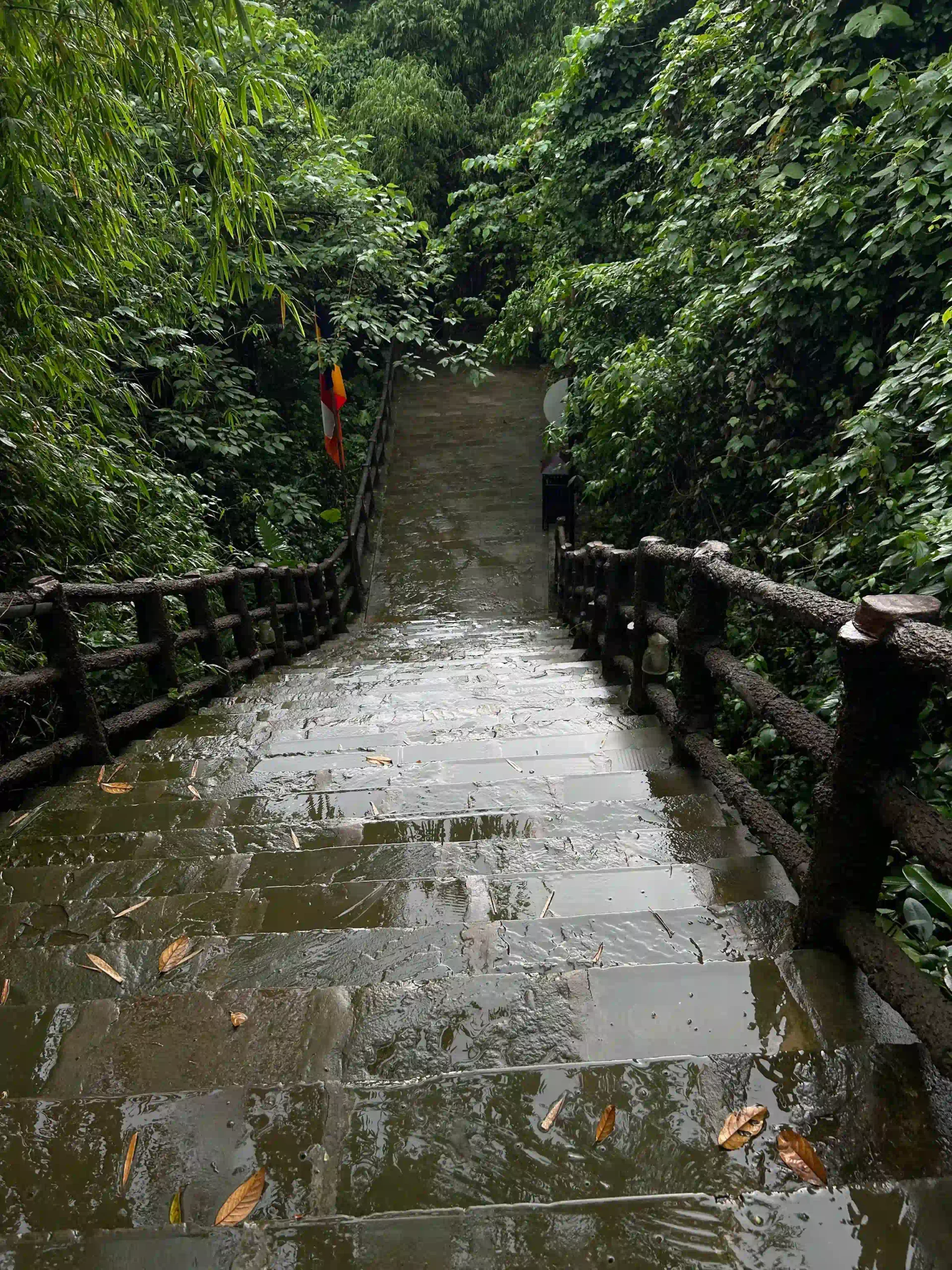 5 ways to enjoy Ninh Binh on rainy days 25 Bai Dinh Pagoda on rainny day 6 scaled Vietadvisor