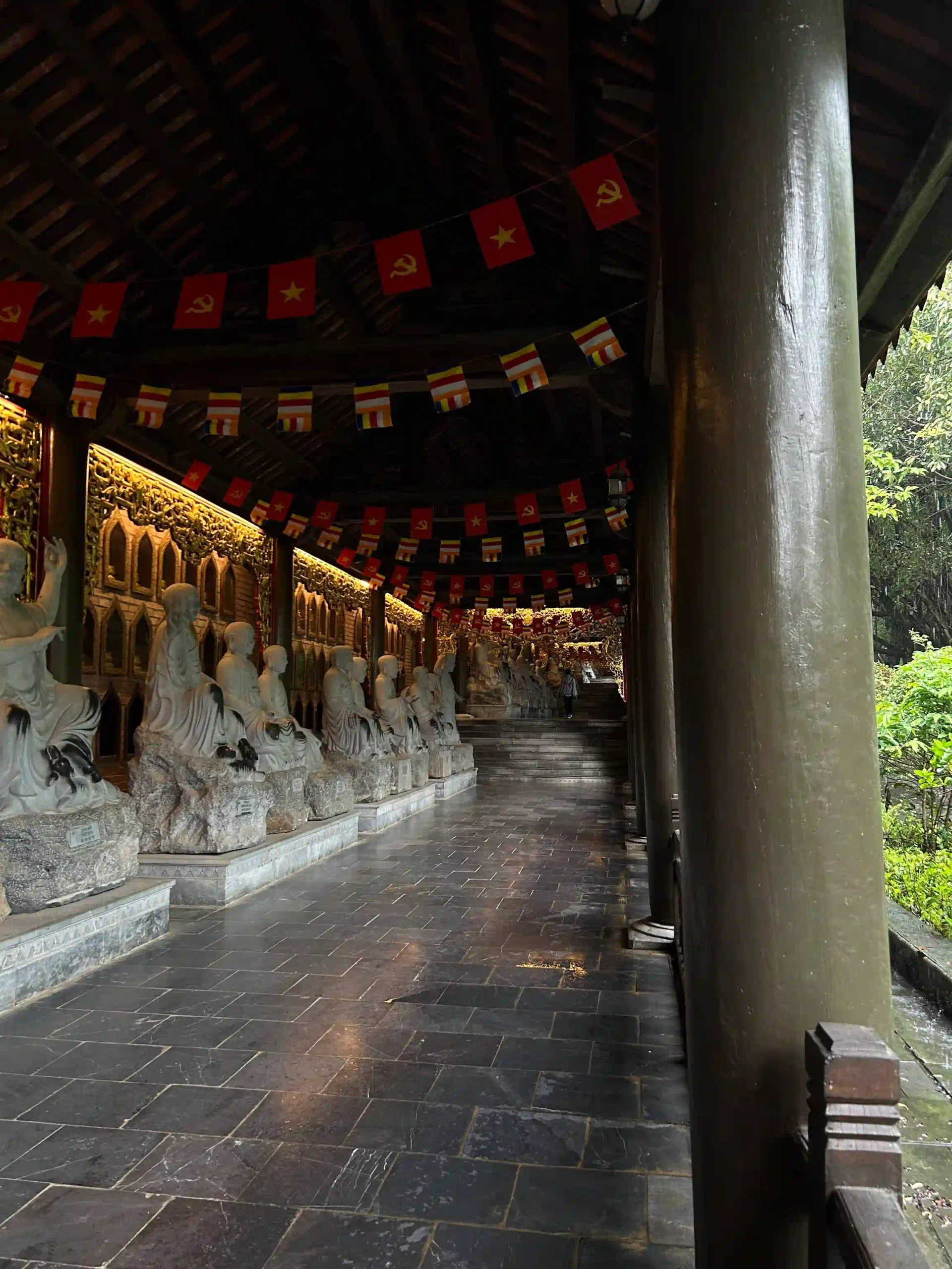 5 ways to enjoy Ninh Binh on rainy days 22 Bai Dinh Pagoda on rainny day 9 scaled Vietadvisor