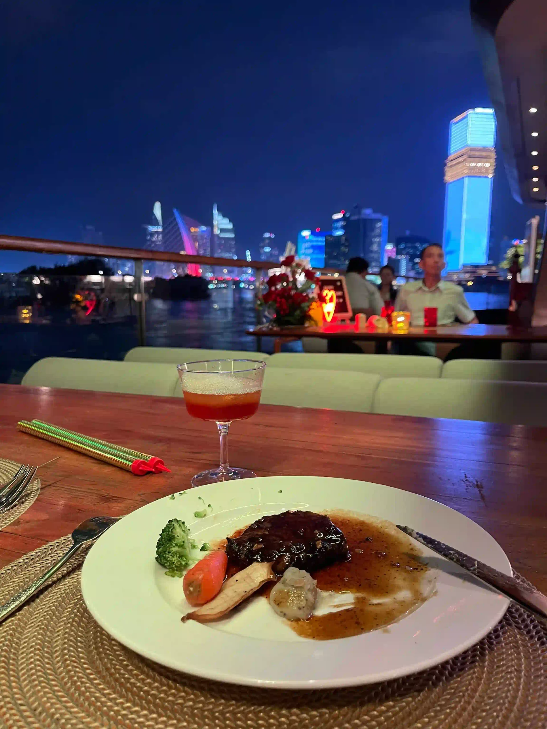What $50 actually gets you on a Saigon river dinner cruise? 60 ICON Saigon menu set on saigon cruise 3 scaled Vietadvisor