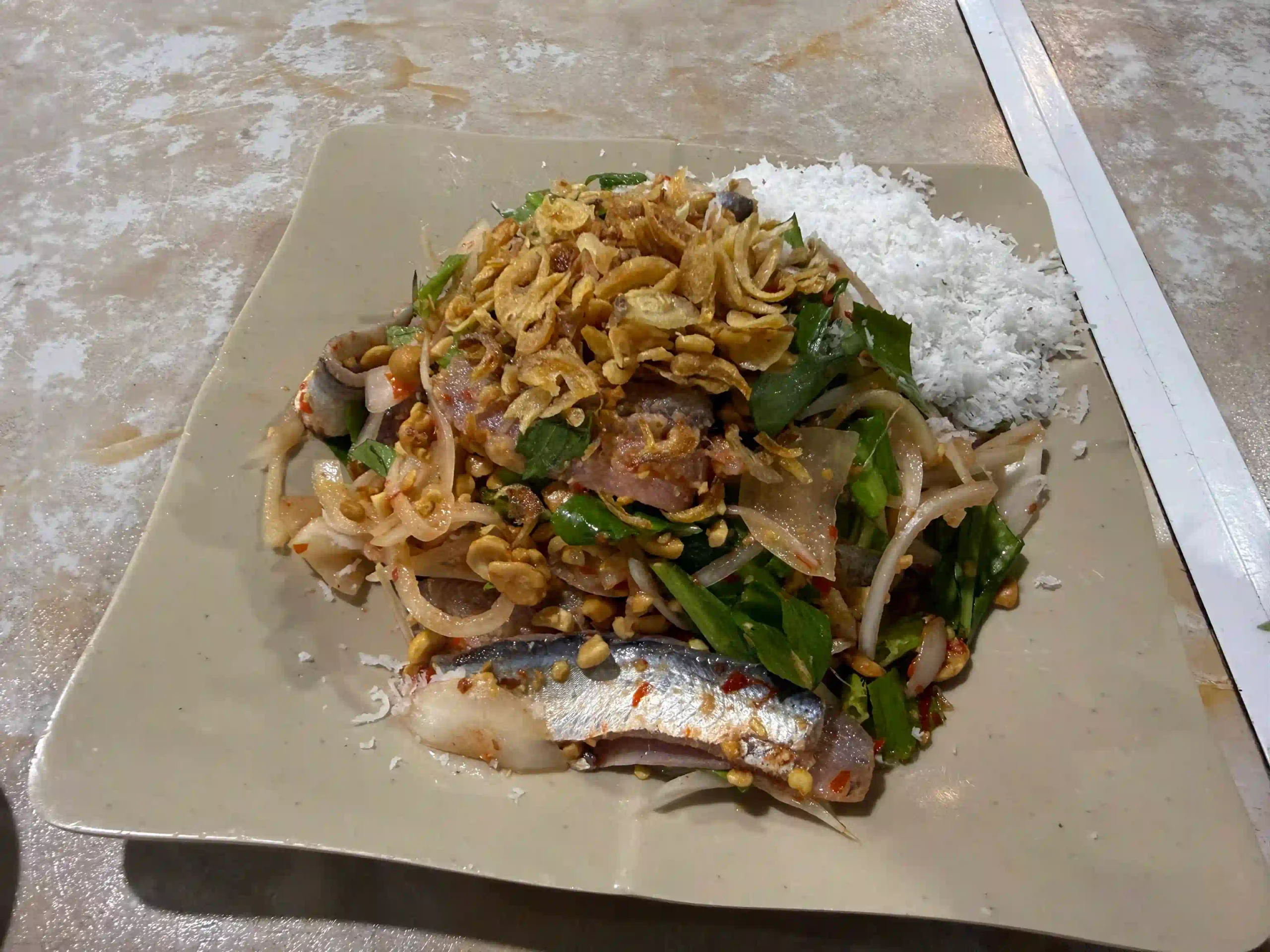 Phu Quoc food guide: Eat like a local (with prices & spots) 1 Goi Ca Trich phu quoc scaled Vietadvisor