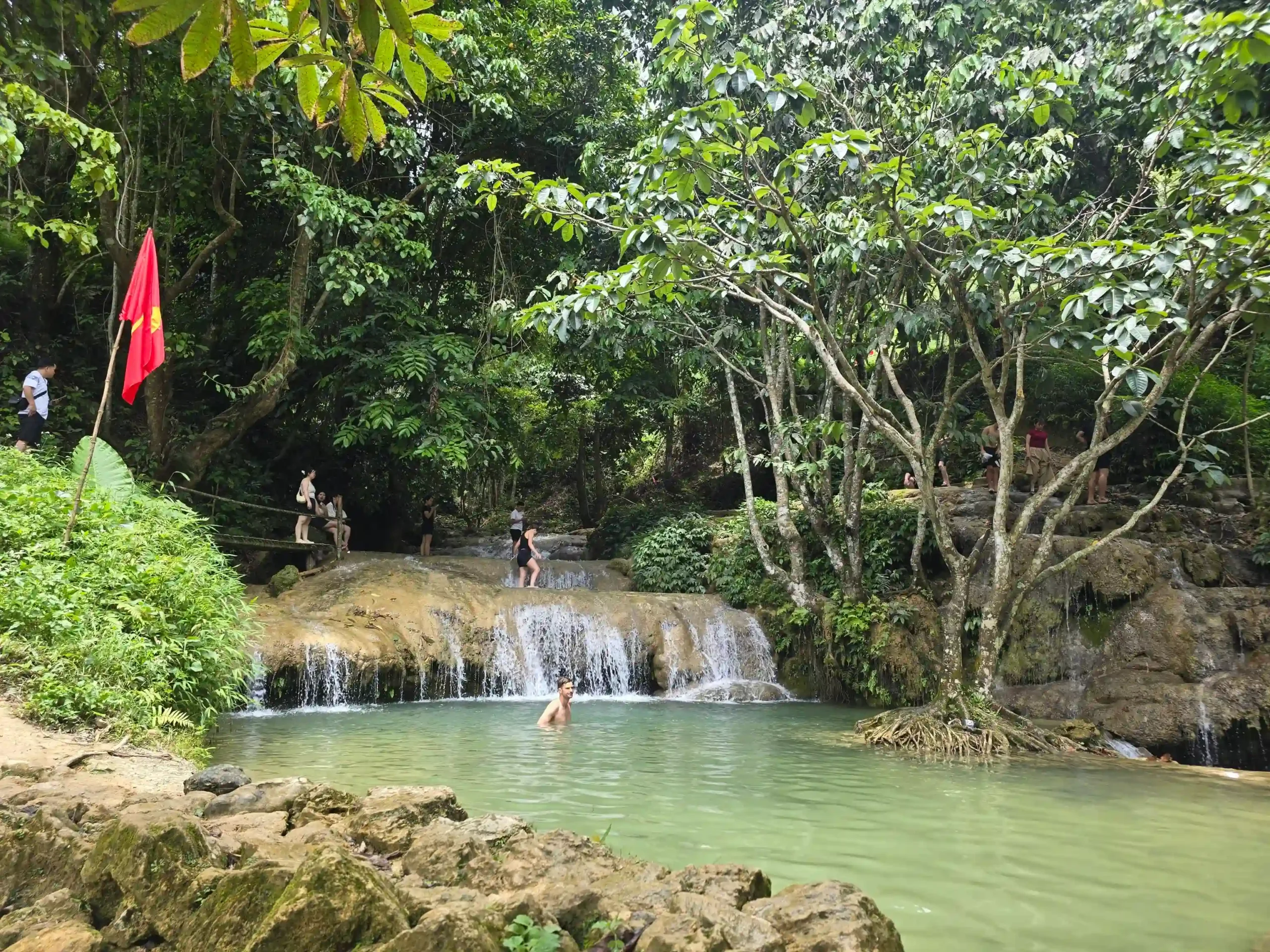 My first trip to Pu Luong: Things to do & local costs (2026) 30 Hieu Waterfall 5 scaled Vietadvisor