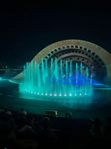 Kiss Bridge and the nightly Kiss of the Sea show 2
