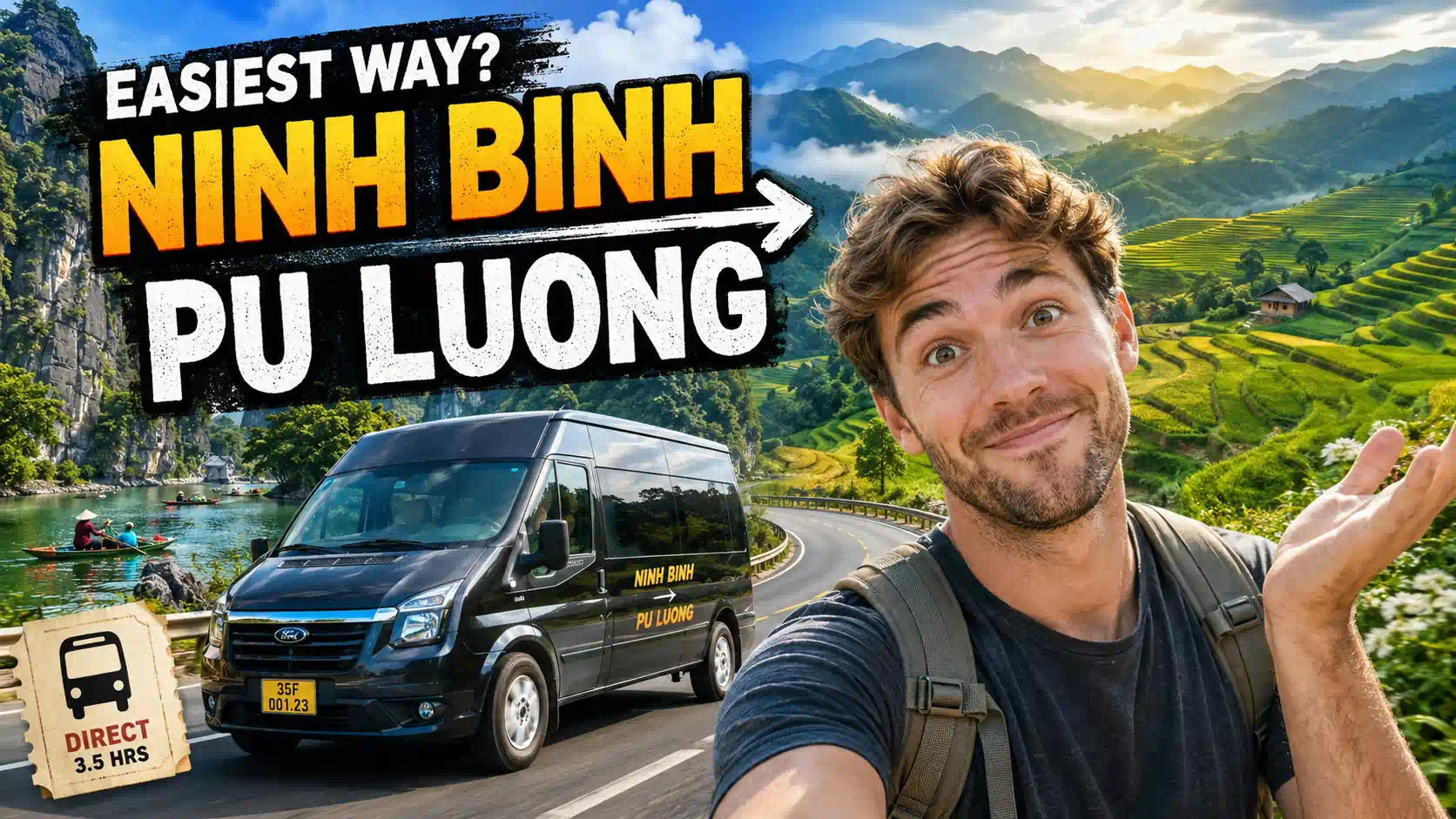 Ninh Binh to Pu Luong Vietadvisor