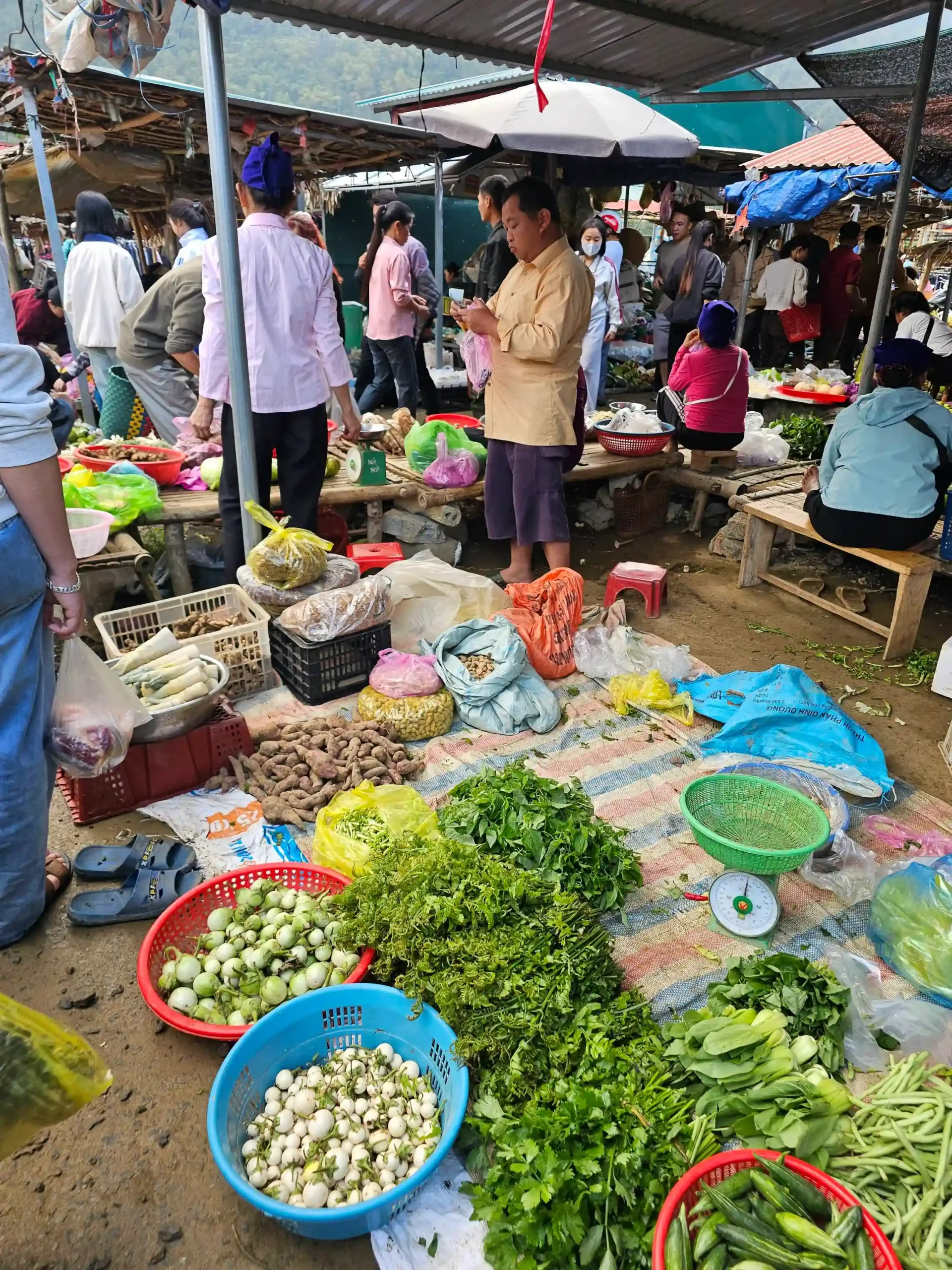 My first trip to Pu Luong: Things to do & local costs (2026) 42 Pho Doan Market 4 scaled Vietadvisor