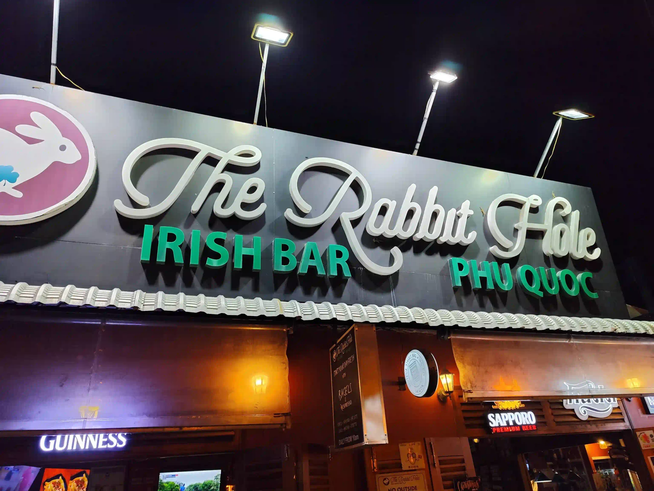 Phu Quoc nightlife: What to do after dark (expat's guide 2026) 10 The Rabbit Hole Irish Bar phu quoc 2 scaled Vietadvisor
