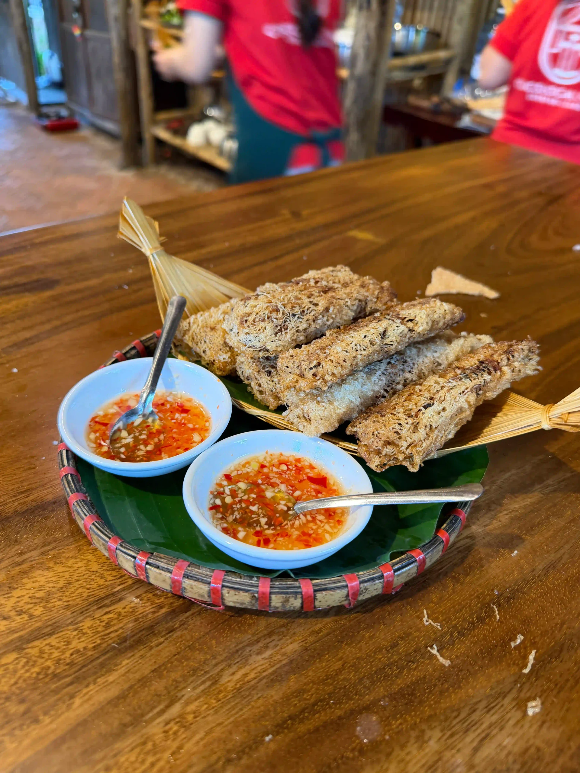 Hoi An cooking class & boat ride combo review: Worth it? 4 spring roll hoi an cooking class scaled Vietadvisor