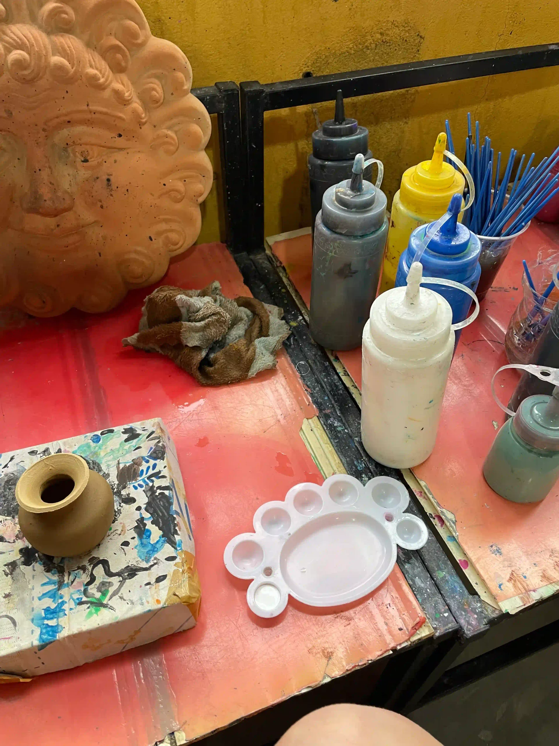 How to visit Thanh Ha Pottery Village Hoi An (self-guided) 31 Doing a Thanh Ha Pottery Workshop or Pottery Class 6 scaled Vietadvisor