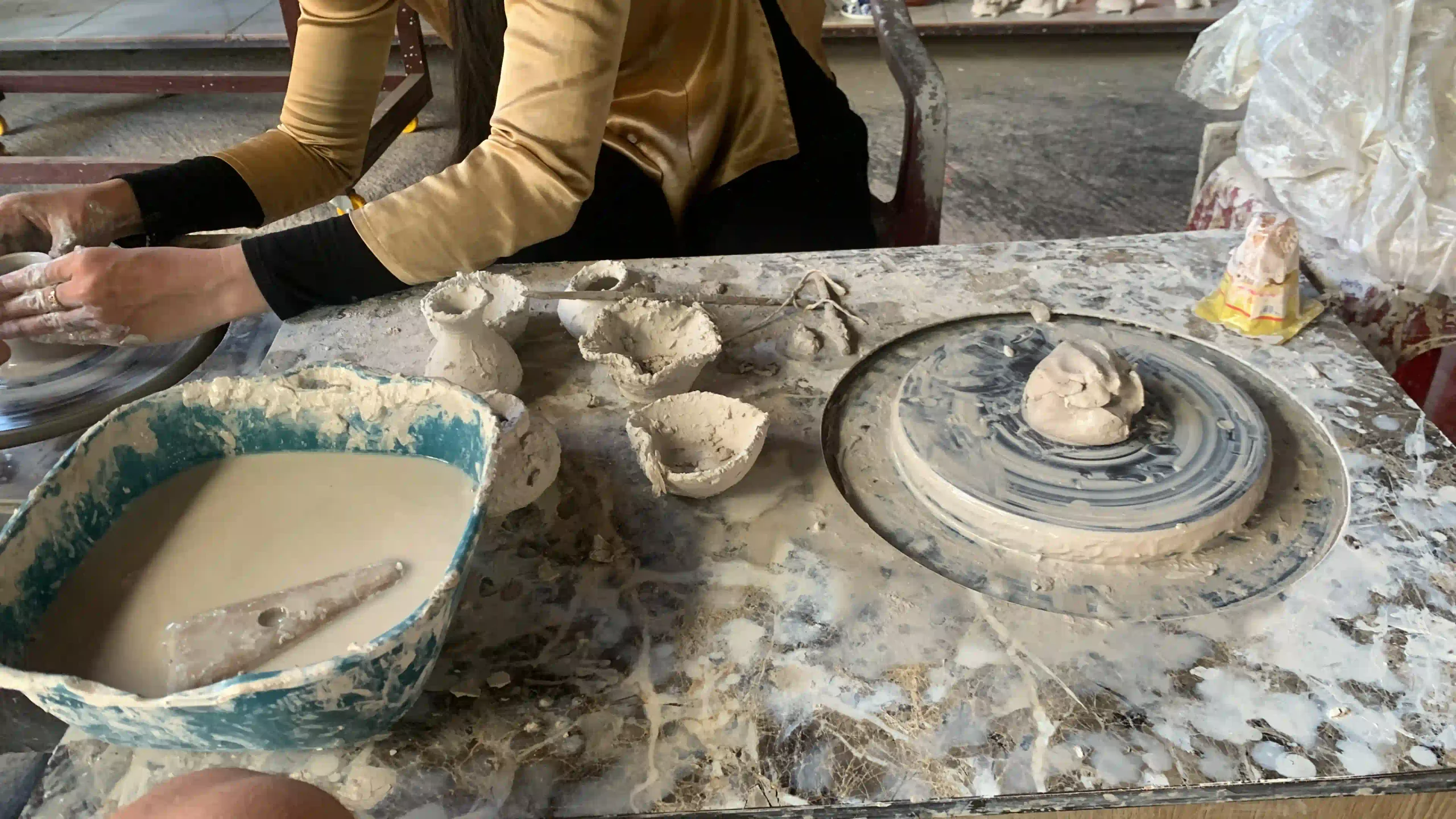 How to visit Thanh Ha Pottery Village Hoi An (self-guided) 29 Doing a Thanh Ha Pottery Workshop or Pottery Class 9 scaled Vietadvisor