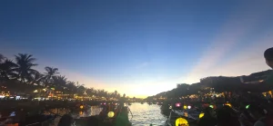 Time of evening hoi an lantern boat 3