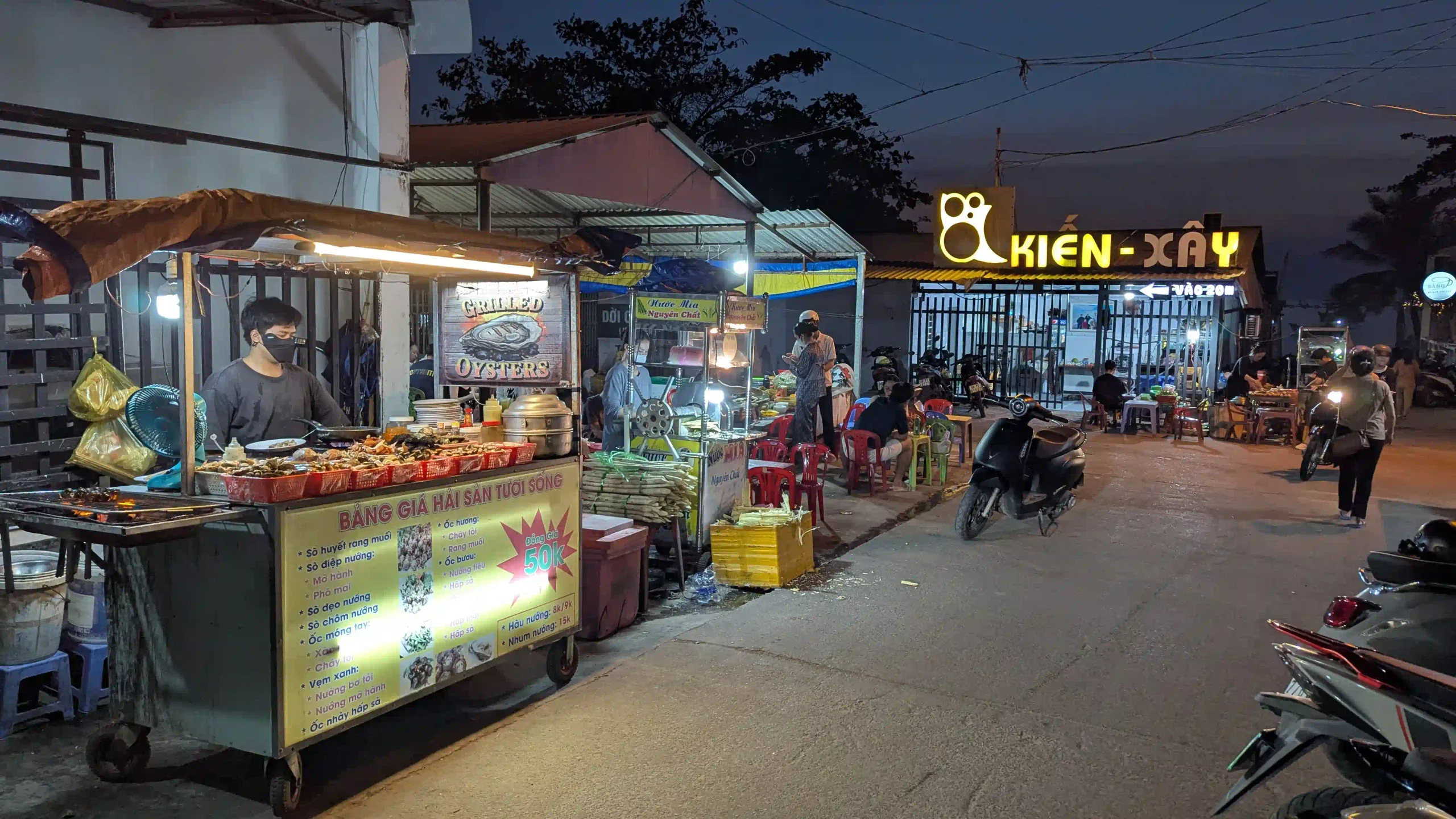 Phu Quoc Night Market Guide: What to Eat, Buy & Do (2026) 12 xom chai phu quoc market scaled Vietadvisor