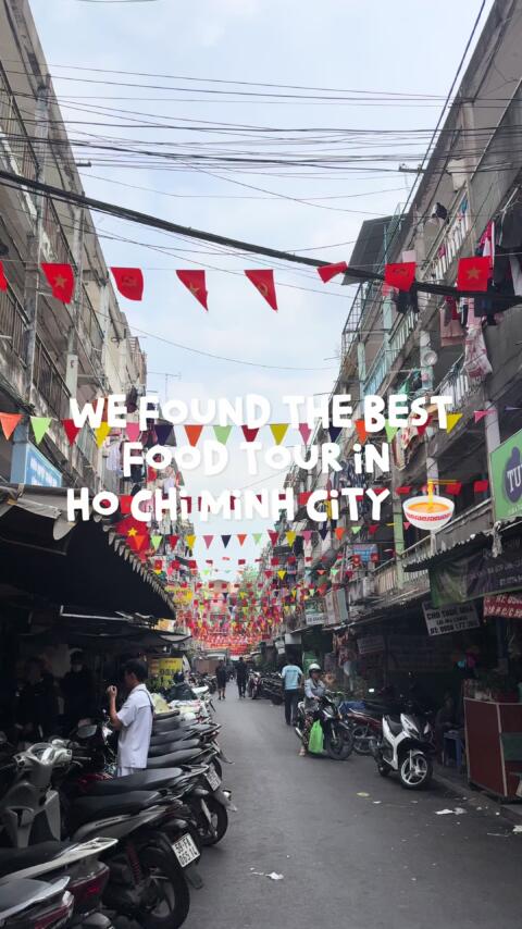 If you are headed to Ho Chi Minh, please do this food tour. It&rsquo;s all women run, they pick you up on motorbikes and you get to get 12 + foods at local shops and restaurants. It was the perfect way to explore Ho Chi Minh and feel a little bit of local life.  #foodtour #hochiminh #saigon #food #explore 
