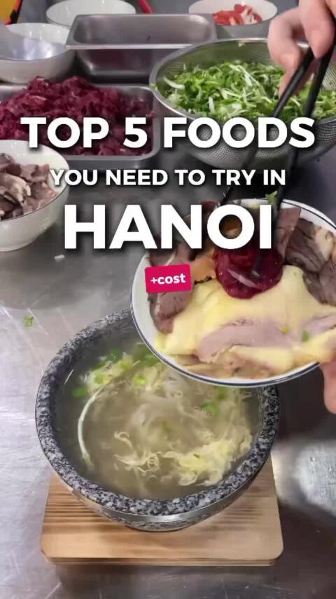 Have you ever tried any of these food 😋 Tell us what you think about eating in the comments 👇  #visitvietnam #explorevietnam #vietnamfood #foodtiktok #hanoifood 