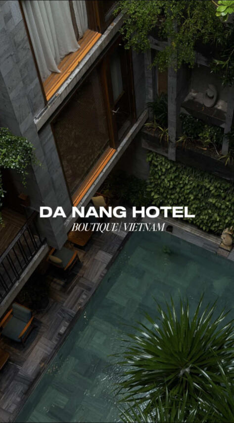 The dreamiest open-air hotel in Da Nang, Vietnam🌧️ 📍La Boutique Da Nang #danang #vietnam #danangaccommodation #vietnamtravel #laboutiquedanang What to do in Da Nang, things to do in Da Nang, where to go in Da Nang, da nang accommodation, where to stay in da nang, hotel, boutique hotel, Vietnam, Vietnam itinerary