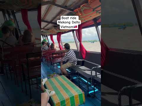Boat ride to Mekong Delta #youtubeshorts #ytshorts #slippersandshades #shorts #vietnam #fyp #travel