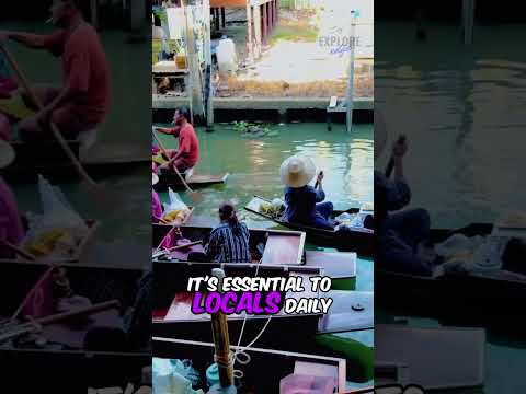 Cai Rang Floating Market, Vietnam &ndash; The Mekong&rsquo;s Trading Hub 🚤#ytshorts #explore #shorts #travel