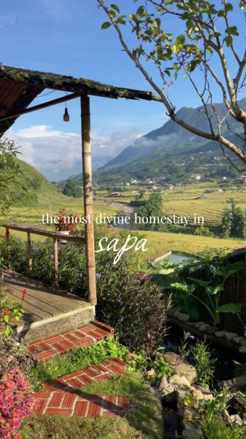 couldn&rsquo;t have loved this place more.  not only is the view exquisite but the family who run it are just sublime.  sapa farmer house has individual room cabins which are decorated with traditional hmong art created by the family themselves. sit in the balcony and watch buffalo explore the endless rice paddies. if you&rsquo;re looking for a peaceful place when visiting sapa, vietnam then this is it. 