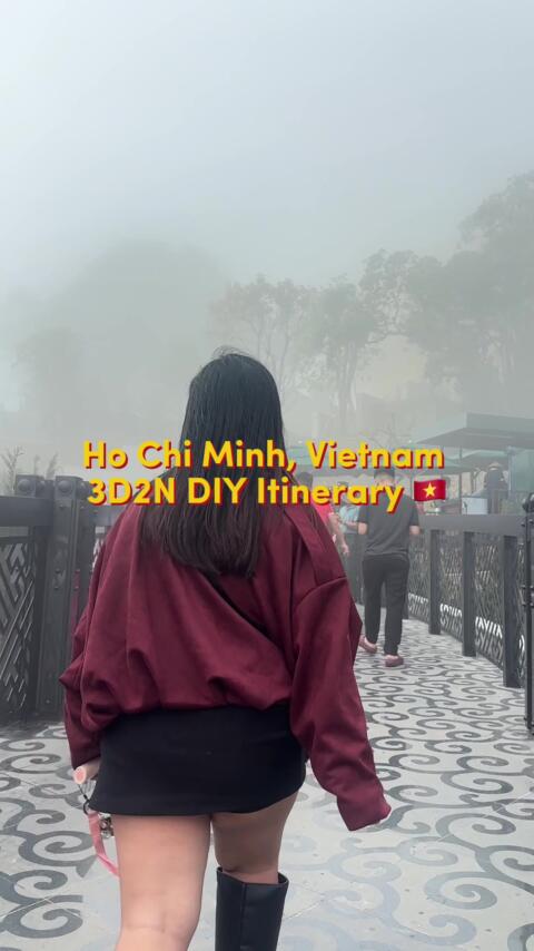 Going to Ho Chi Minh City in Vietnam but no plans yet? Here's my 3D2N DIY Itinerary to get you started! #Vietnam #hochiminh #travel #fyp #vietnamplacestovisit 