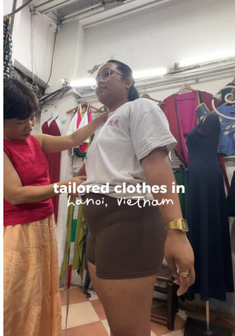 a must when in Vietnam!!! definitely pack lighter when going 😉 #hanoi #femalesolotraveler #travel #tailormade #tailorvietnam 