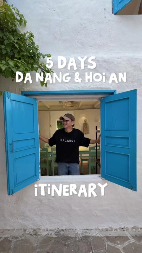 5 Days Da Nang and Hoi An Itinerary. Save this for future reference! #danang #hoian #vietnam #traveltok #itinerary  Da nang itinerary , hoi an itinerary, where to stay in da nang, where to stay in hoi an, things to do in da nang, things to do in hoi an, vietnam itinerary, budget friendly vietnam trip, vietnam travel guide 