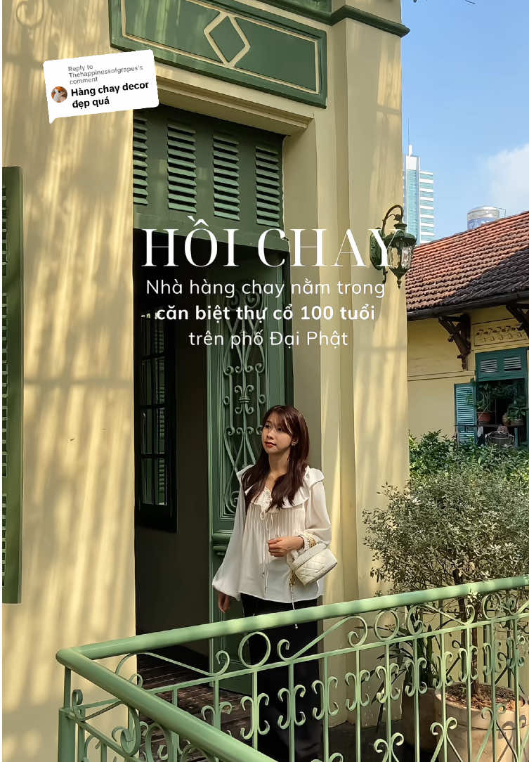 Replying to @Thehappinessofgrapes  Nh&agrave; h&agrave;ng chay đẹp, dễ chịu v&agrave; c&oacute; gu nhất m&igrave;nh từng đi. #checkin #hanoi #quanchayhanoi #Hoichay #81quanthanh #anchay #chayfusion #vegetarian 