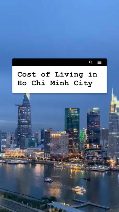 How much does it cost to live in Ho Chi Minh City? 🇻🇳 #Digitalnomad #Vietnam #Hochiminhcity