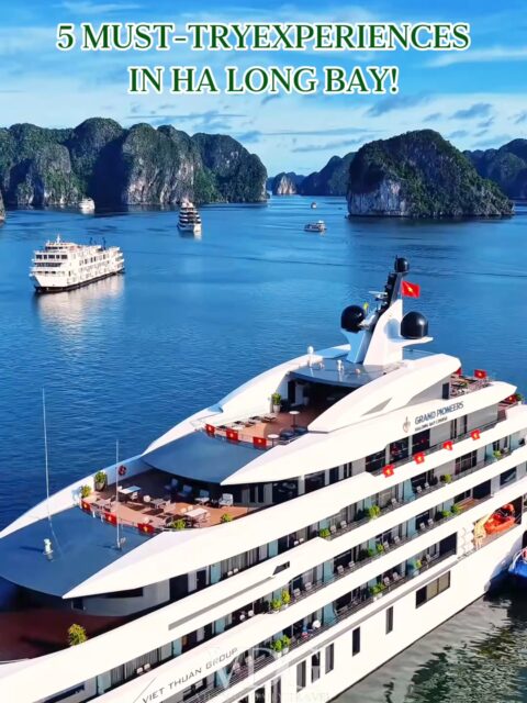 5 MUST-TRY EXPERIENCES IN HA LONG BAY 🇻🇳✨ More than just a boat ride &mdash; Ha Long is an experience. 🌅 Catch the legendary Ha Long sunset 🚢 Stay overnight on a 5-star luxury cruise 🛶 Kayak through hidden caves & floating villages 🪨 Explore Ha Long&rsquo;s most spectacular limestone caves 🏝 Hike Ti Top Island for the best panoramic view Nature, adventure, and luxury &mdash; all in one place. Save this for your Vietnam trip ✈️ Which one would you try first? 👇 #travelvietnam #vietnam #vietnamdailytravel #vietnamdailytour #vietnampackagetour #vietnamtour #halongbay