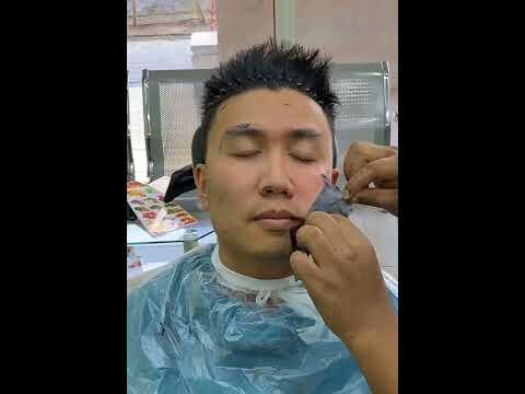 Massage mặt x&igrave;-tai mấy anh Ấn Độ #shorts