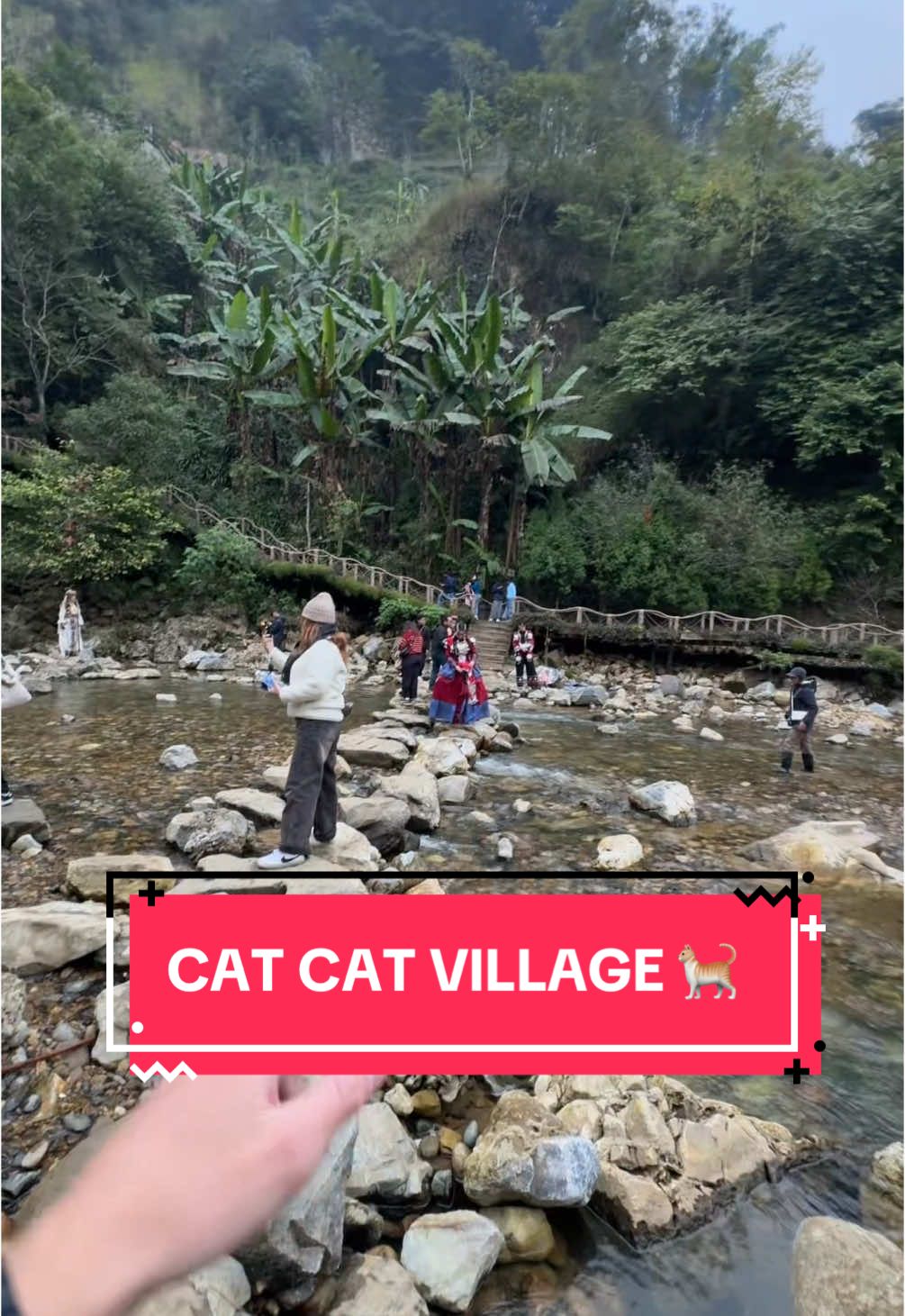 CAT CAT VILLAGE, SAPA 🇻🇳📍#sapa #catcatvillage #village #cat #waterfall #vietnam #travel #backpacking #solotravel #fyp 