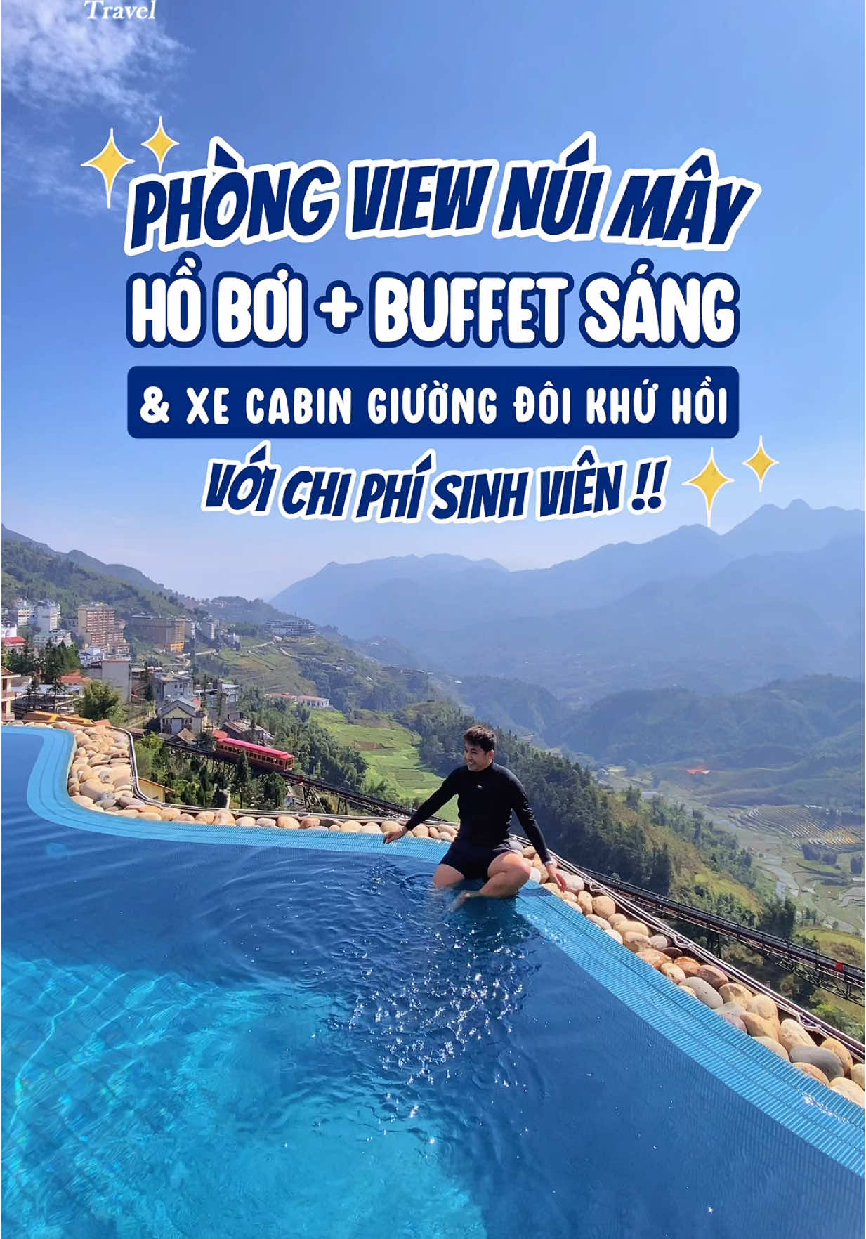Sinh vi&ecirc;n m&agrave; vẫn chill Sapa 2N1Đ kh&aacute;ch sạn 4 sao view xịn, c&oacute; cả xe đưa đ&oacute;n v&agrave; hồ bơi? Qu&aacute; hời lu&ocirc;n! #sapa #dulichsapa #combosapa #khachsansapa #dulich #viettrekkingsapa #dulichvietnam #travel 